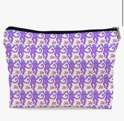 Monkey Zipper Pouch
