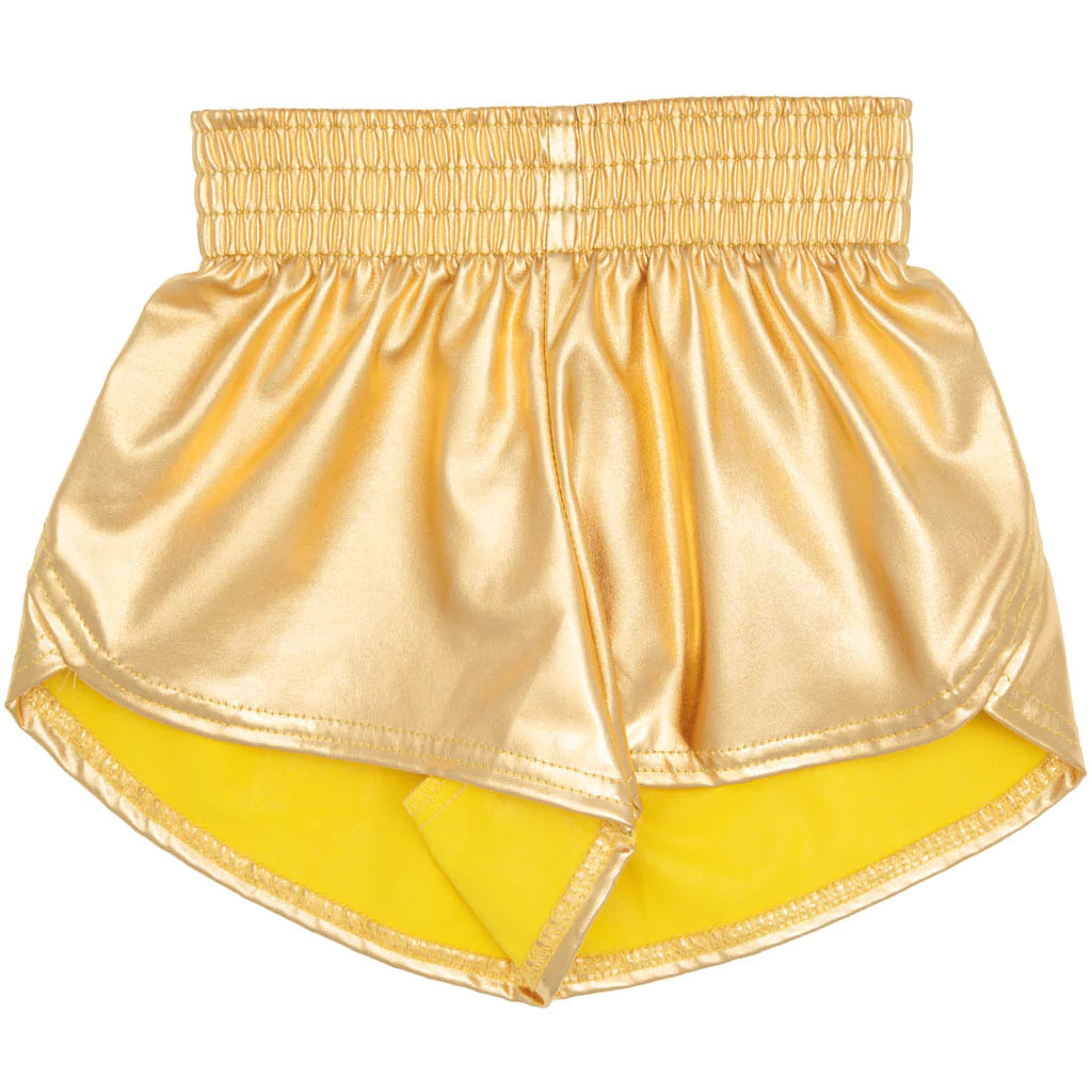 Girls Metallic Shorts