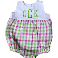 Gingham Bubble - Pink & Green