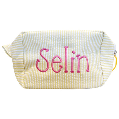 Seersucker Toiletry Bag