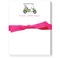 To Do After Golf Mini Notepad