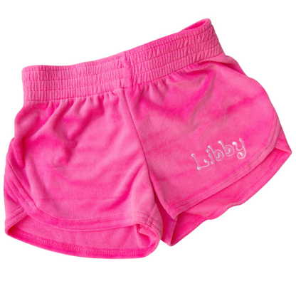 Girls Velour Shorts